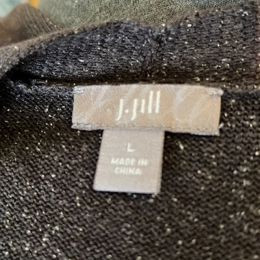 JJill marled brown cardigan. - Picture 3 of 3